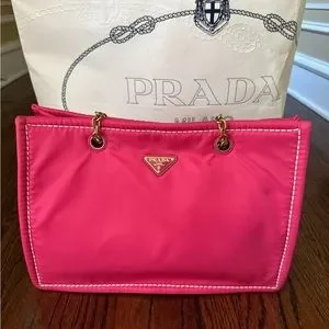 Prada | Bags | Brand New Prada Tessuto Chain Color Fuxia